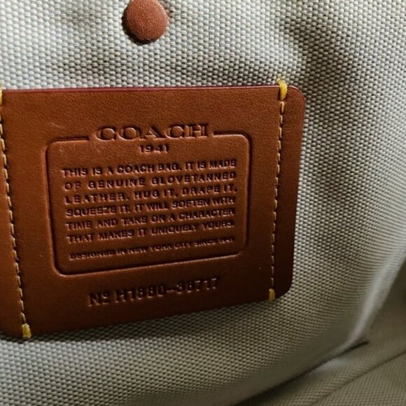 Coach Mason Carryall | LIKE NEW | Snakeskin | Cadet Blue | Structured | No Strap - Picture 13 of 15